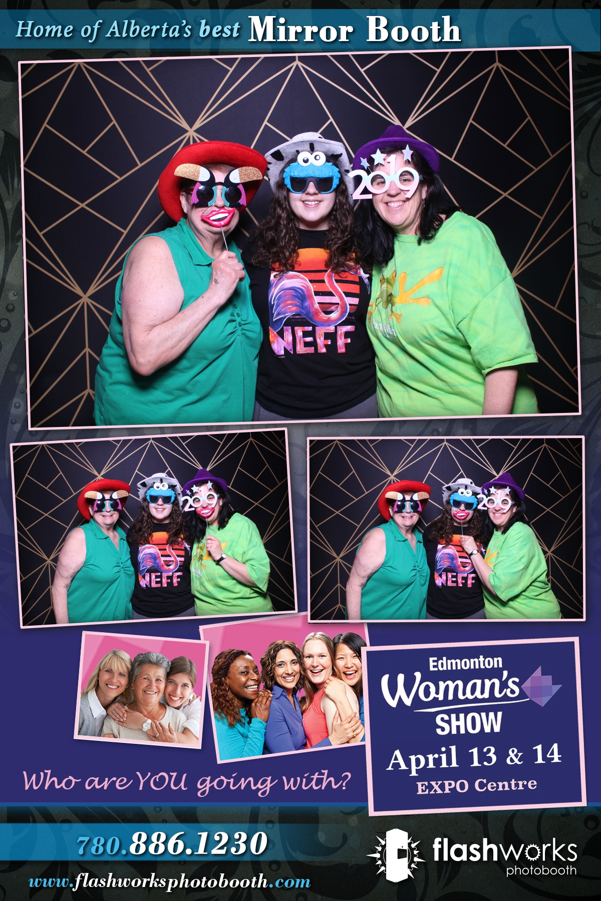 Spring Edmonton Woman's Show 2019 | View more photos from the event at gallery.flashworksphotobooth.com/u/FlashworksPhotoboothInc/Spring-Edmonton-Womans-Show-2019